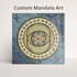 create a custom hand drawn sacred geometry mandala