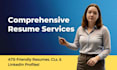create an outstanding entry level resume, cover letter, and linkedin