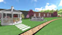make realistic 3d park landscape design