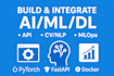 build and integrate ai, ml, and dl solutions