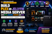 build plex or jellyfin media server with iptv, sonarr, radarr and nas