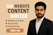 be your SEO website content writter