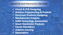code arduino project, program esp32, do electronic circuit and pcb design