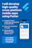 develop high quality cross platform mobile apps using flutter