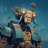 make a mecha robot illustrations