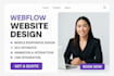 design a responsive and SEO optimized webflow website