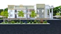3d model exterior house commercial real estate building rendering visualization