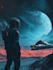 sci fi character illustration or sci fi character