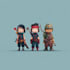 create simple 2d game characters