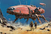 create a sci fi spaceship model