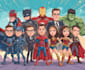 illustrate super hero character design
