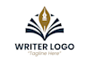 create a modern and creative book publisher logo design