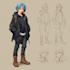 creat one character design and character sheet