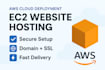 deploy your website on AWS ec2 with secure setup