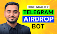 make a telegram airdrop bot with custom features
