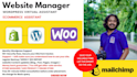 manage wordpress woocommerce shopify wix store and website maintenance