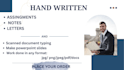 write neat handwritten letters, notes, and assignments