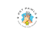 design awesome pet pawls lovers logo