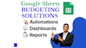 develop your budgeting systems in google sheets