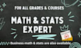 do statistics math calculus linear algebra differential equation discrete math
