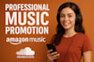 handle professional music promotion on amazon and soundcloud