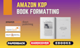 do layout design and book formatting for amazon KDP
