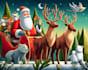 create a festive christmas illustrations for your holiday