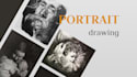 create a hand drawn portrait in pencil, ink, or watercolor