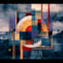 create abstract geometric digital art