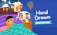 draw hand drawn children book illustrations
