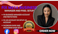 fix issues or set facebook instagram meta ads account and business manager