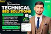 do wordpress technical SEO audit, search console and indexing fixes