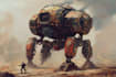 draw detailed warhammer illustration