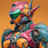 make a mecha robot illustrations