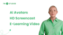 create ai spokesperson videos or e learning course