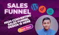 build sales funnel for lead generation and conversion