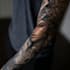 create custom tattoo sleeve design, tattoo artist