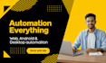 build ai automation, web scraping, android automation and python bot