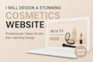 create a professional beauty and cosmetics ecommerce website