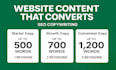 create engaging website content that converts