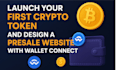 design custom memecoin website with pepe theme tokenomics cryptocurrency integra