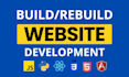 develop a modern responsive website using HTML, CSS, javascript