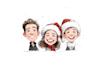 christmas book illustration, christmas children book