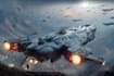 make a sci fi illustration like character, spaceship