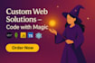 build modern SEO optimized react nextjs website for business landing page ecomm