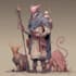 illustrate fantasy art creatures and character