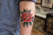 create any design in old school tattoo style