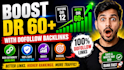 boost domain rating DR 60 plus with do follow backlinks