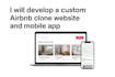 build a scalable airbnb clone with web and mobile apps for your rental business