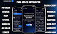 create python scripts software automation, ai saas mobile app, php react, nodejs